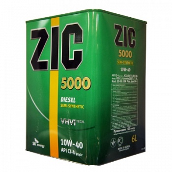  ZIC 5000 Diesel 10w40 / (6) CI-4